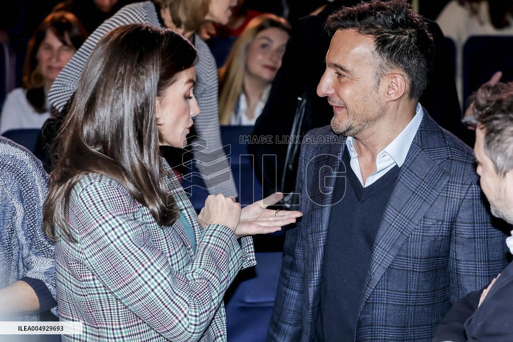 The Queen Attends The Tribute To Filmmaker Alejandro Amenabar - Tudela