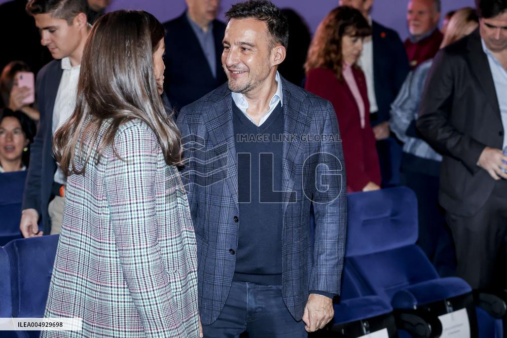 The Queen Attends The Tribute To Filmmaker Alejandro Amenabar - Tudela