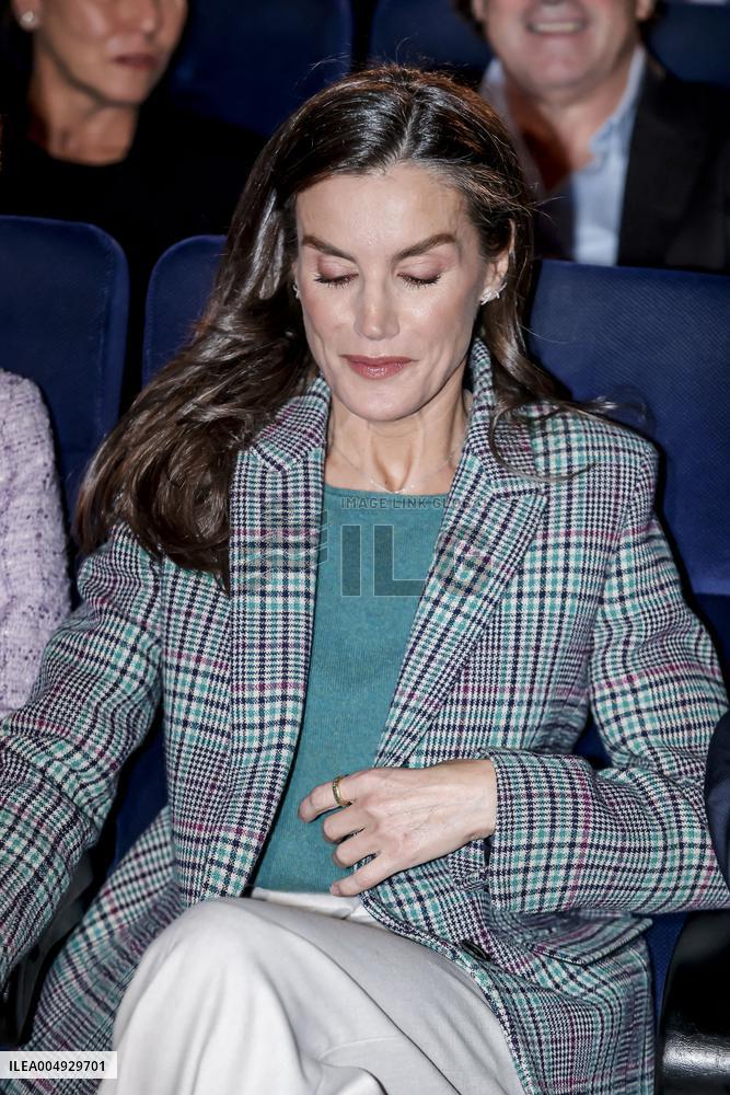 The Queen Attends The Tribute To Filmmaker Alejandro Amenabar - Tudela
