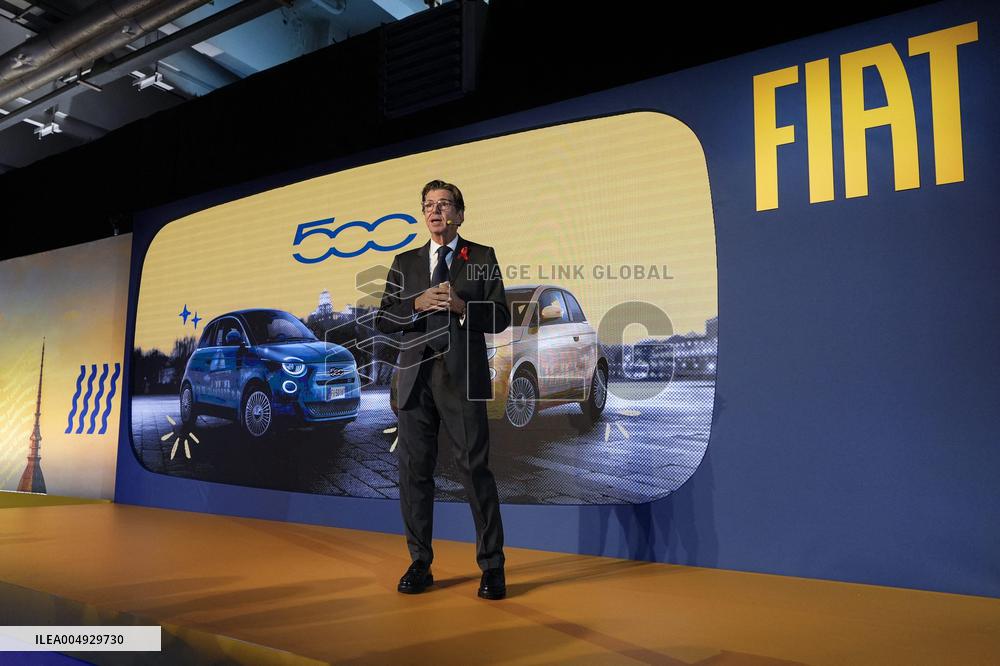 Fiat 500 Hybrid Media Drive In Torino - Italy