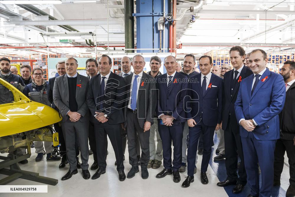 Fiat 500 Hybrid Media Drive In Torino - Italy