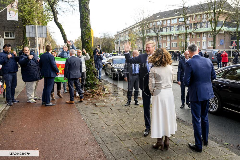 King Willem-Alexander Opens Suriname Museum - Amsterdam