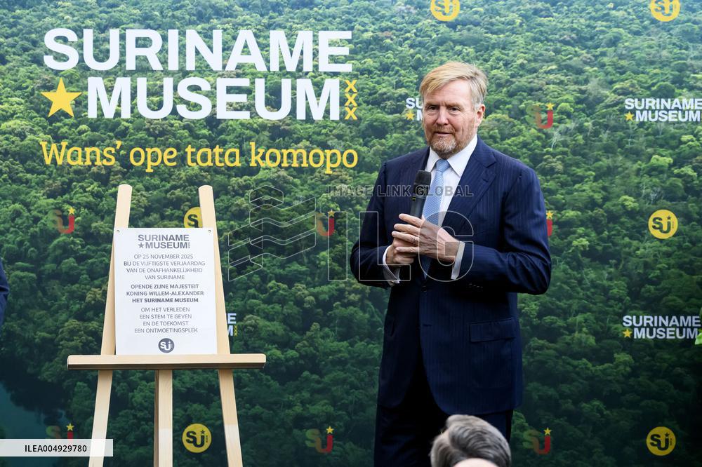 King Willem-Alexander Opens Suriname Museum - Amsterdam