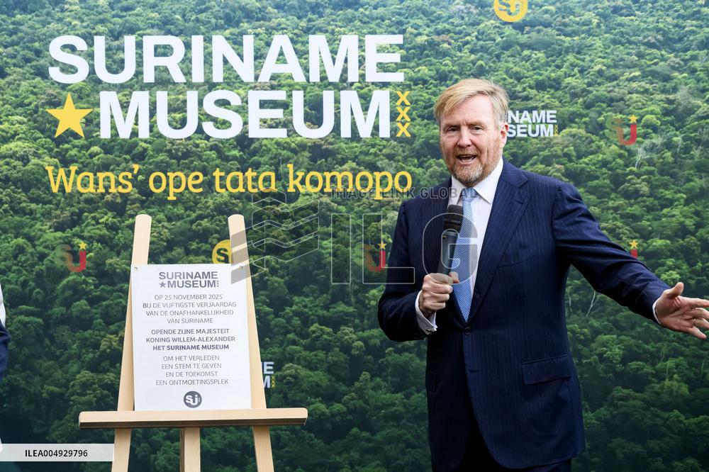 King Willem-Alexander Opens Suriname Museum - Amsterdam