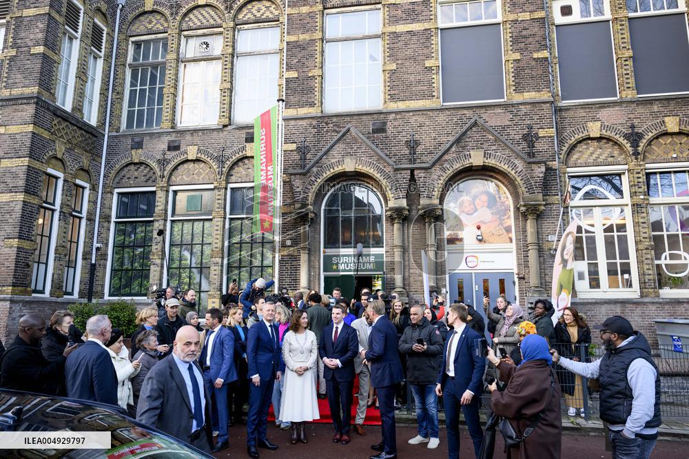 King Willem-Alexander Opens Suriname Museum - Amsterdam