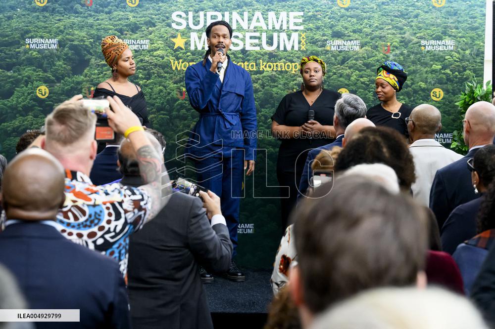 King Willem-Alexander Opens Suriname Museum - Amsterdam