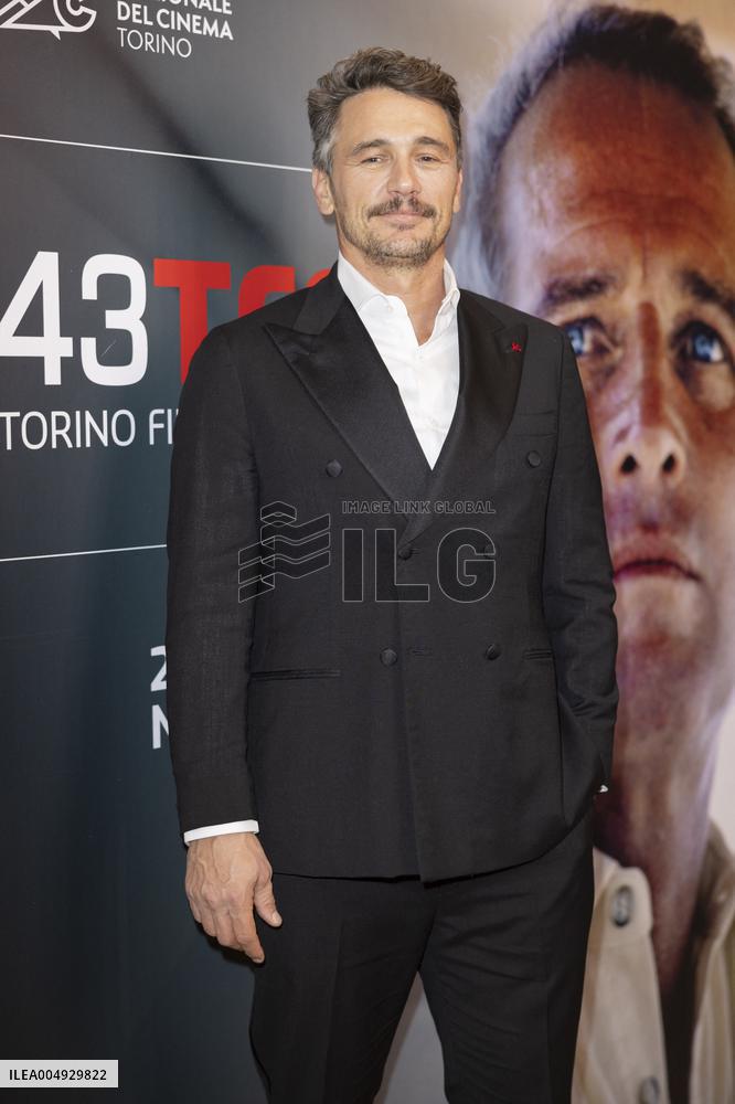 43 Turin Film Festival - James Franco photocall “Stella della Mole” Award