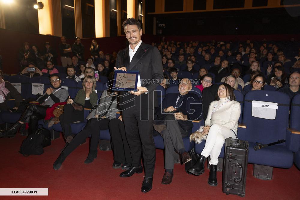 43 Turin Film Festival - James Franco photocall “Stella della Mole” Award
