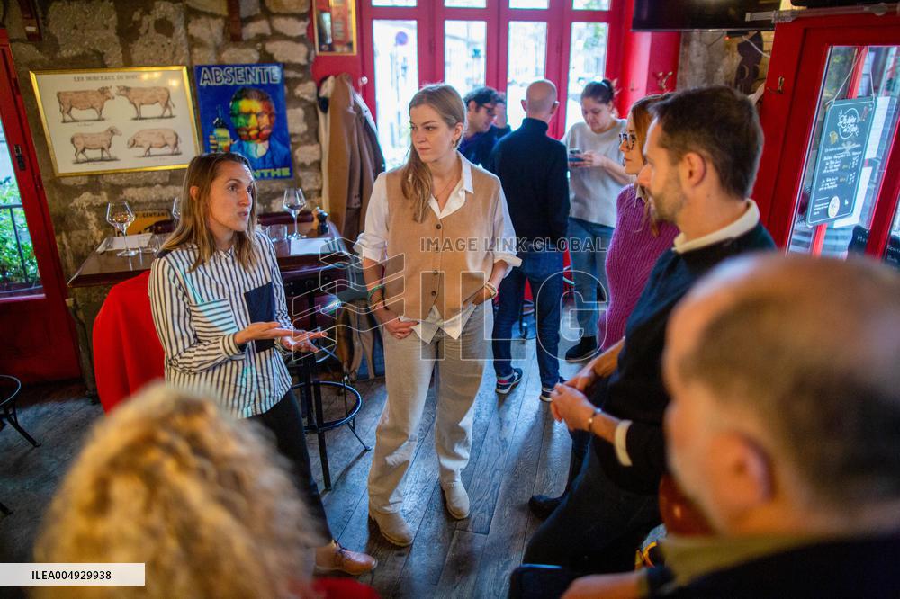 David Belliard Visits A Safe Place For Women - Paris