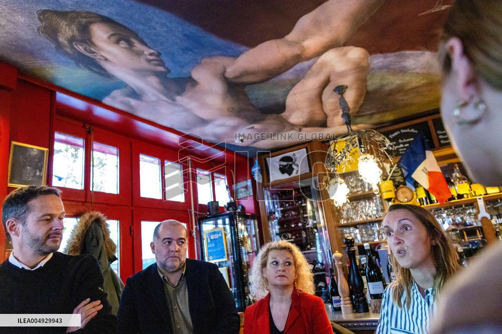 David Belliard Visits A Safe Place For Women - Paris