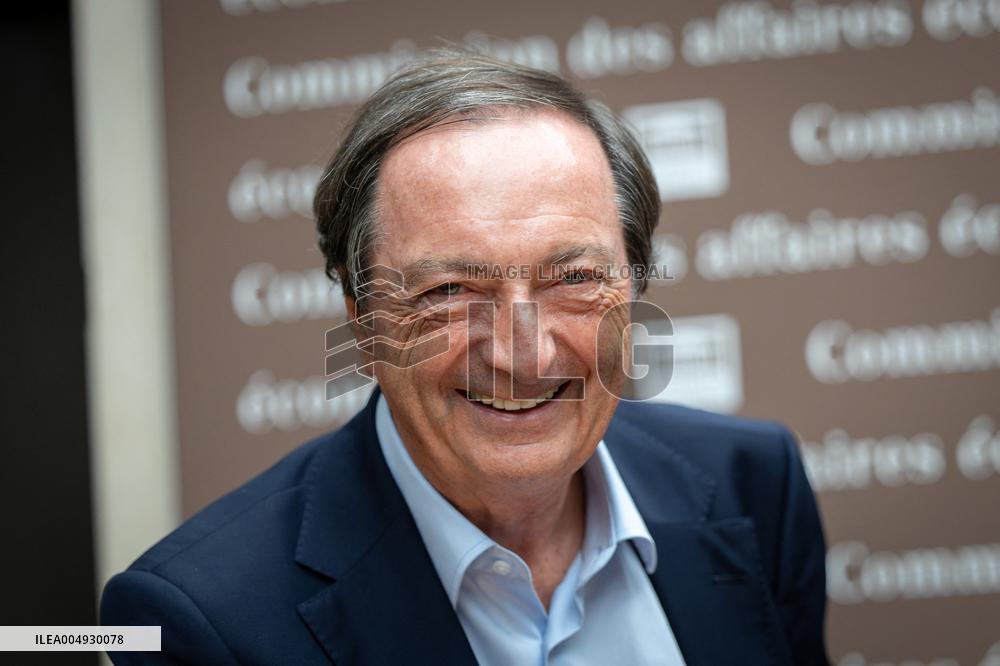 Michel Edouard Leclerc at the Commission of Economic Affairs - Paris AJ