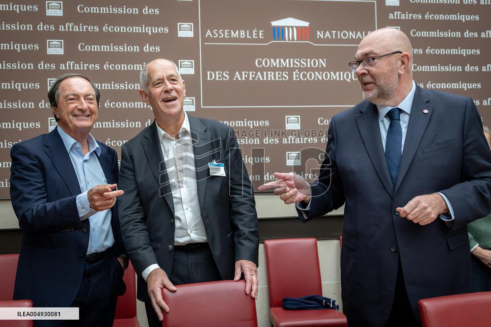 Michel Edouard Leclerc at the Commission of Economic Affairs - Paris AJ