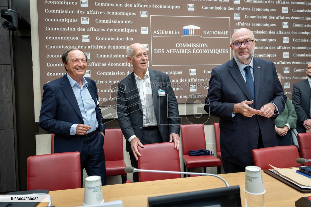 Michel Edouard Leclerc at the Commission of Economic Affairs - Paris AJ