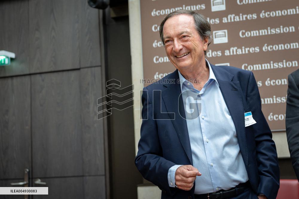 Michel Edouard Leclerc at the Commission of Economic Affairs - Paris AJ