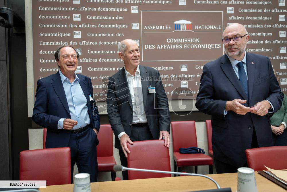 Michel Edouard Leclerc at the Commission of Economic Affairs - Paris AJ