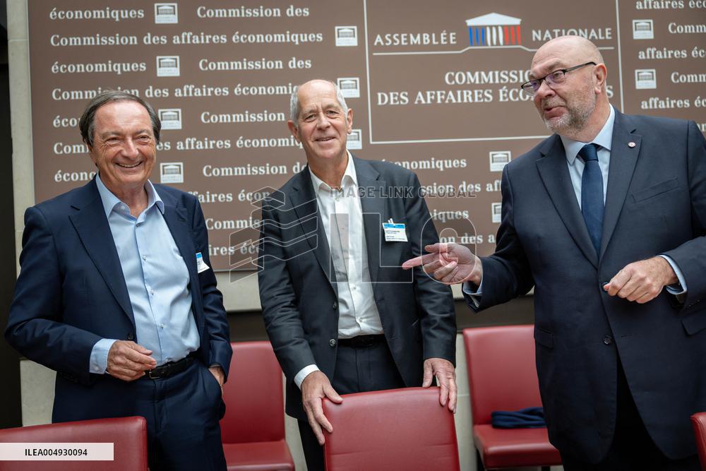 Michel Edouard Leclerc at the Commission of Economic Affairs - Paris AJ