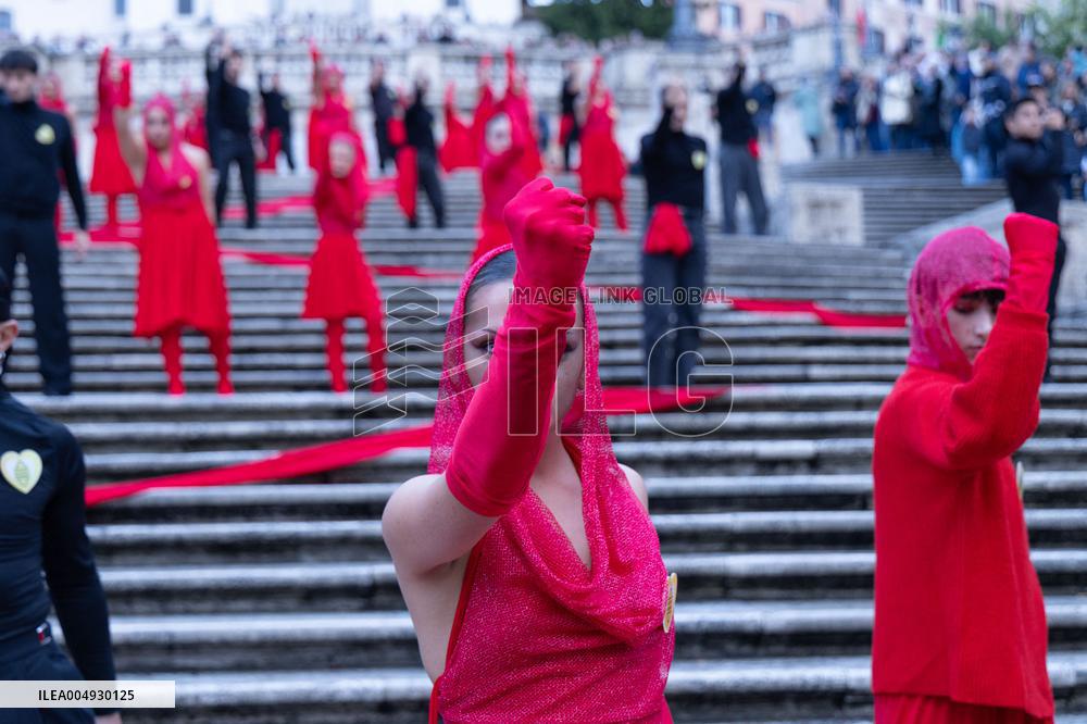 Performance Against Violence Against Women - Rome