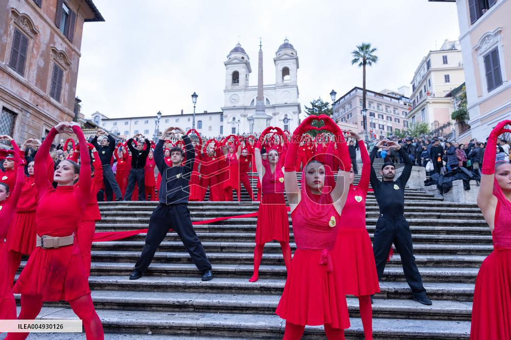 Performance Against Violence Against Women - Rome