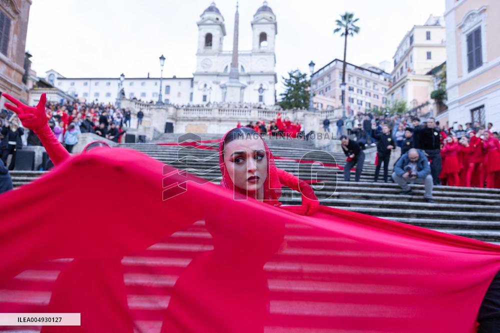 Performance Against Violence Against Women - Rome