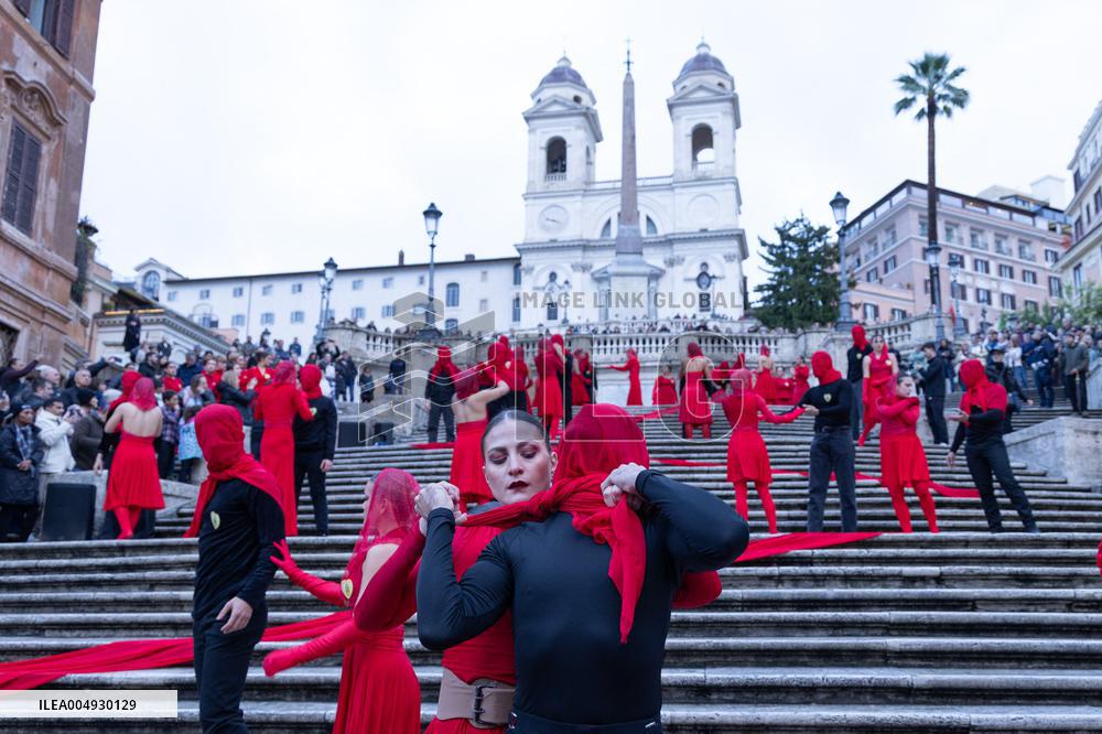Performance Against Violence Against Women - Rome