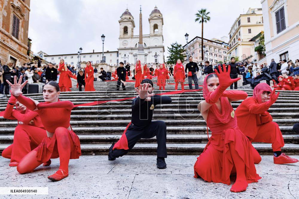 Performance Against Violence Against Women - Rome