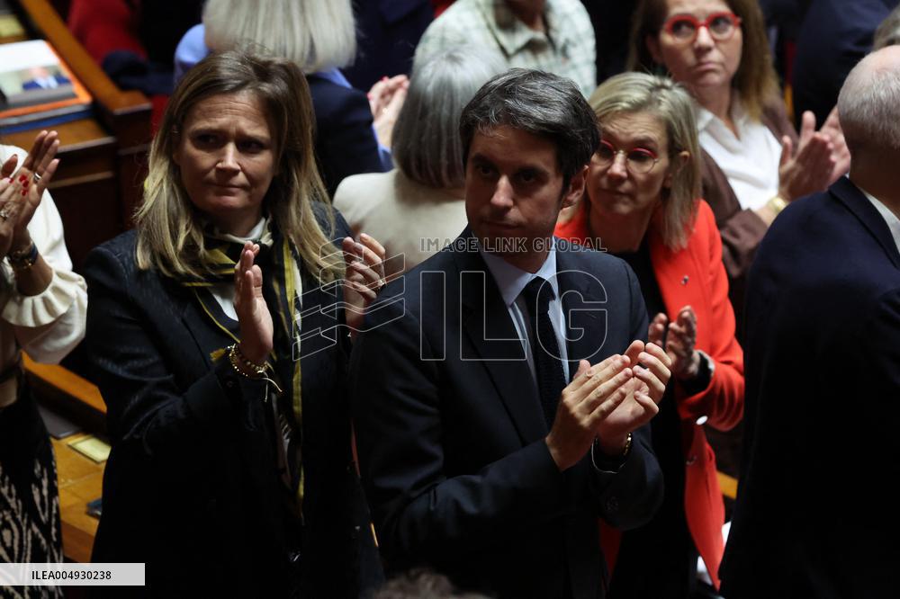 Session of Questions to the Government in National Assembly - Paris