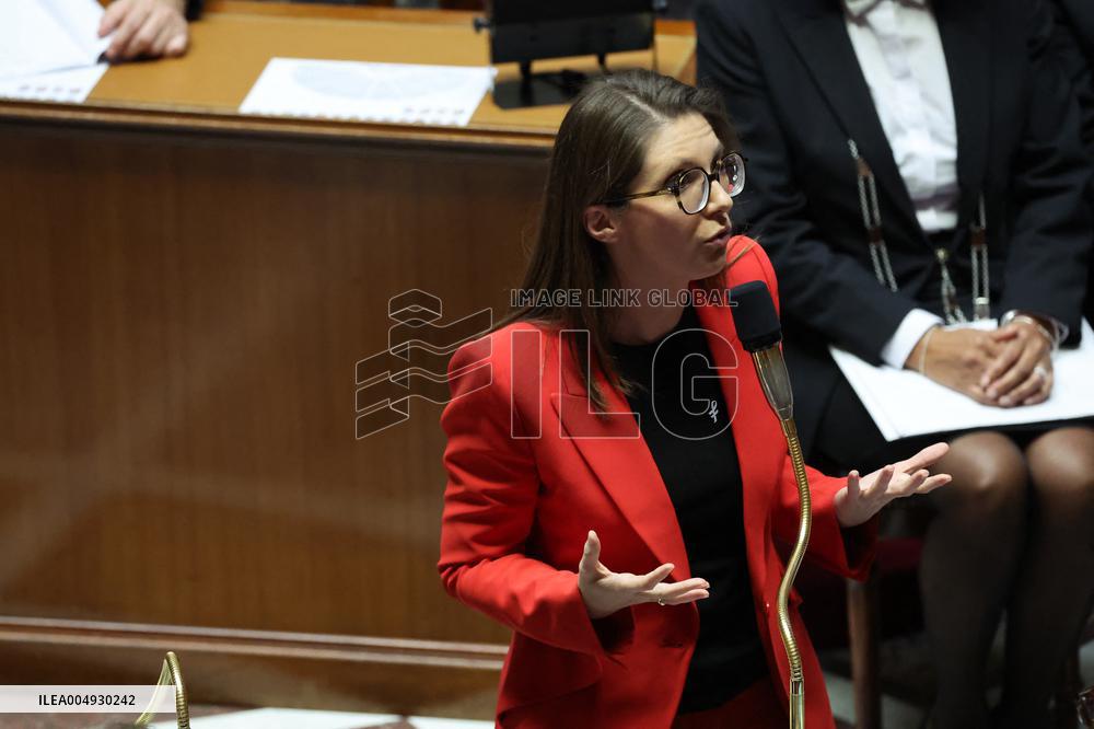 Session of Questions to the Government in National Assembly - Paris