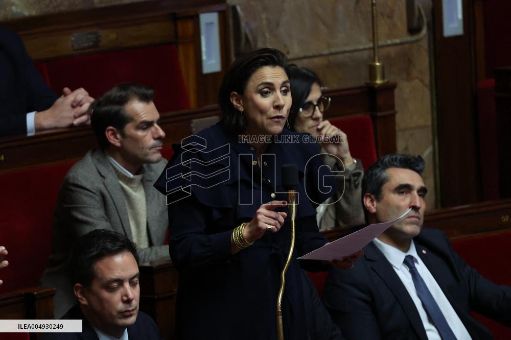 Session of Questions to the Government in National Assembly - Paris