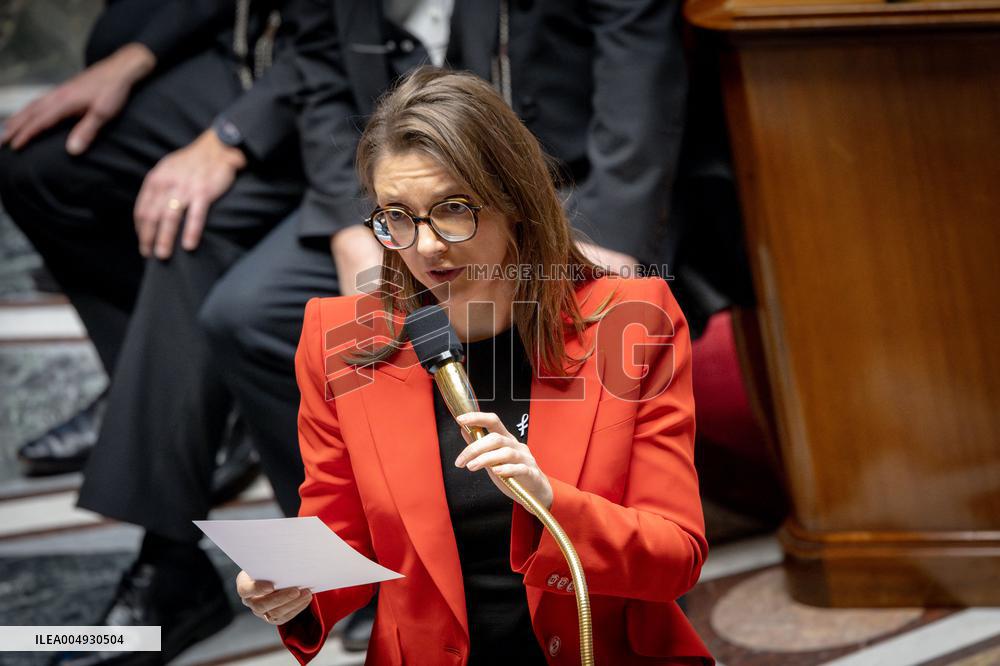 Session of Questions to the Government at the National Assembly - Paris AJ