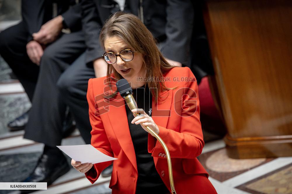 Session of Questions to the Government at the National Assembly - Paris AJ
