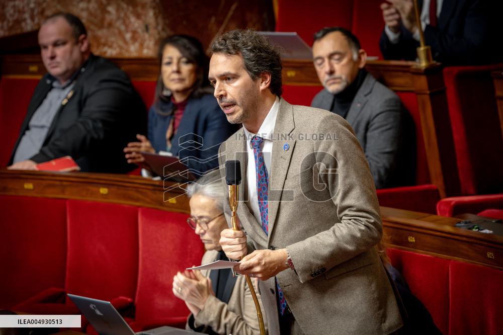 Session of Questions to the Government at the National Assembly - Paris AJ