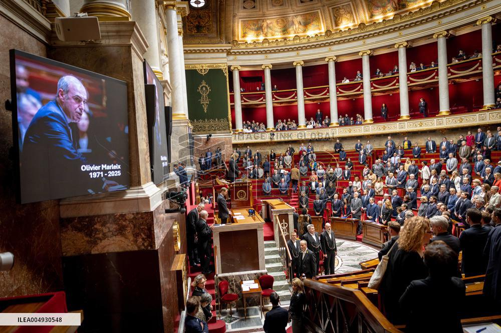 Funeral Eulogy Paying Tribute to Olivier Marleix - Paris AJ