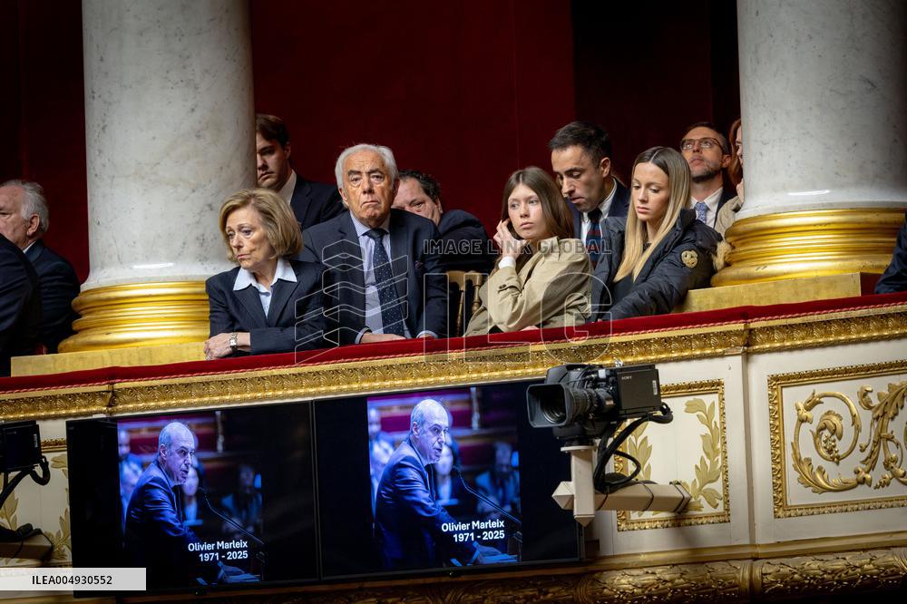 Funeral Eulogy Paying Tribute to Olivier Marleix - Paris AJ