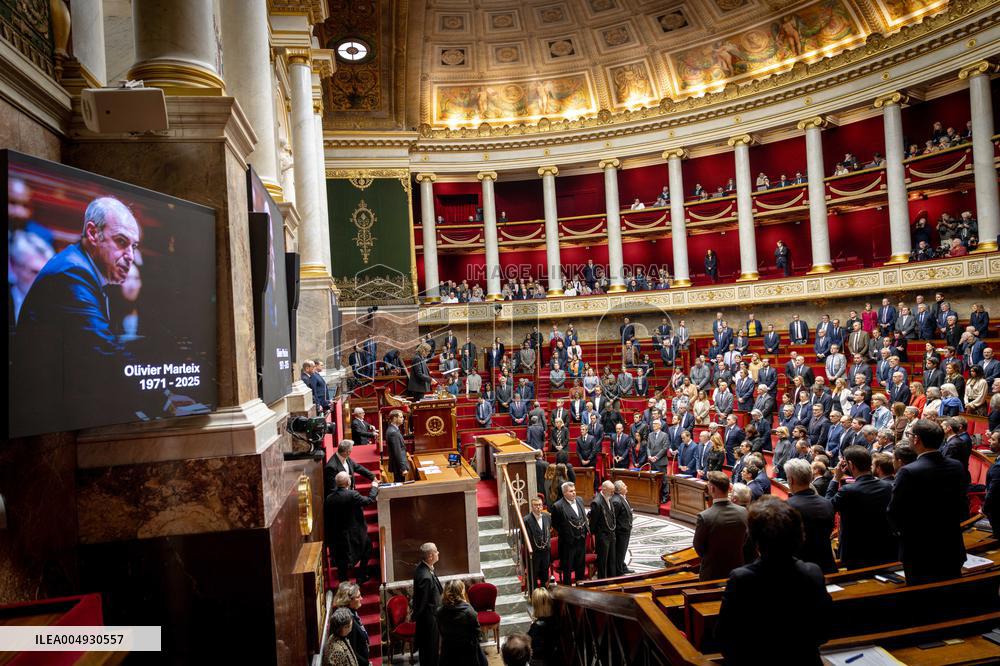 Funeral Eulogy Paying Tribute to Olivier Marleix - Paris AJ