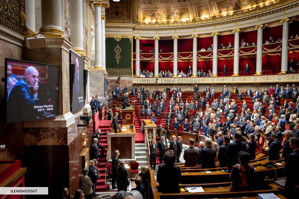 Funeral Eulogy Paying Tribute to Olivier Marleix - Paris AJ