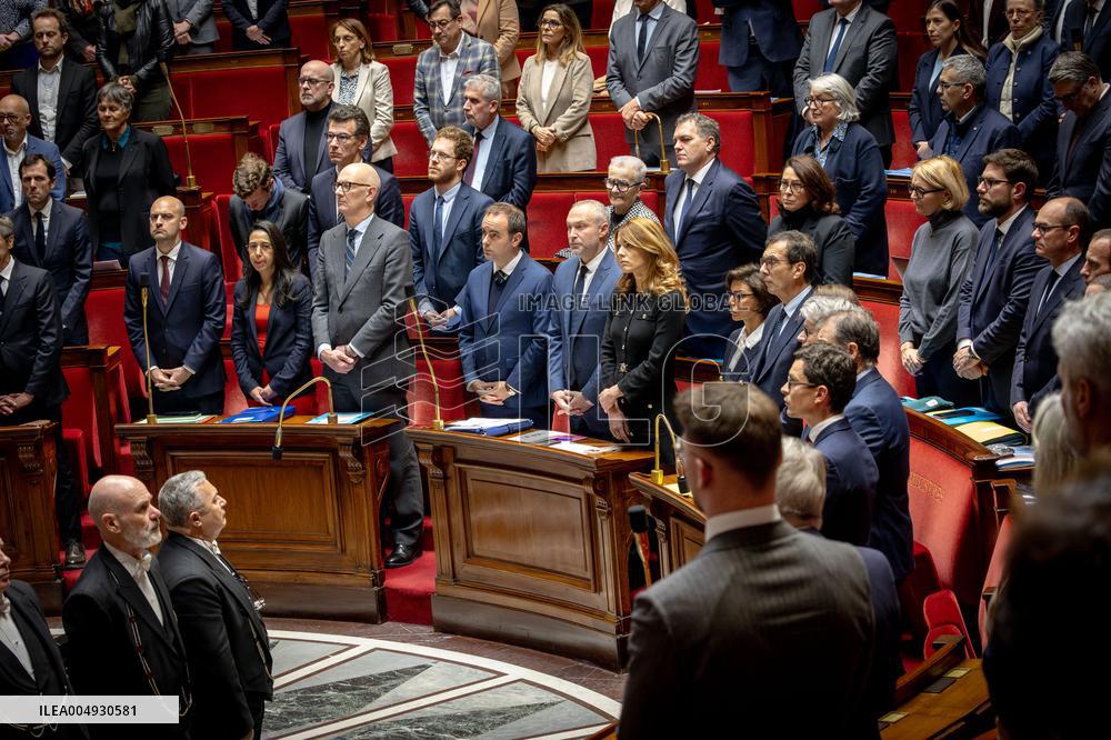 Funeral Eulogy Paying Tribute to Olivier Marleix - Paris AJ