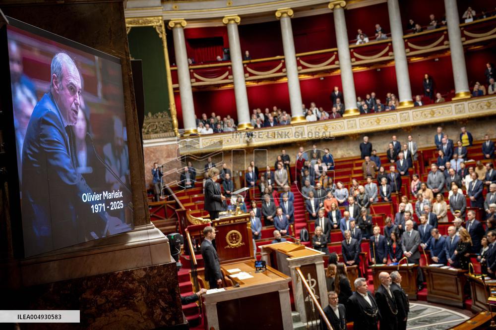 Funeral Eulogy Paying Tribute to Olivier Marleix - Paris AJ