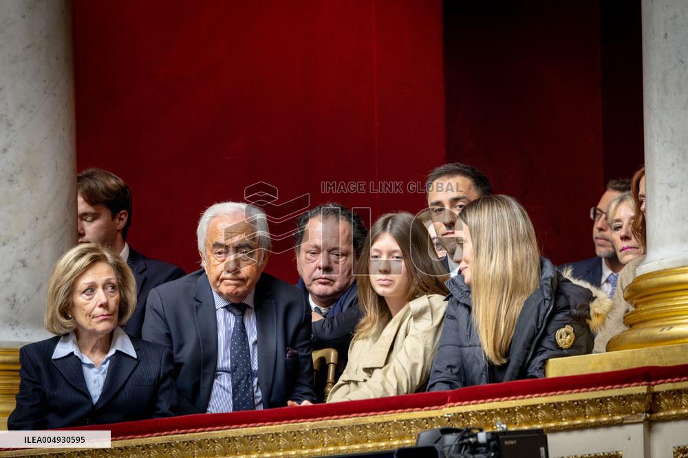 Funeral Eulogy Paying Tribute to Olivier Marleix - Paris AJ