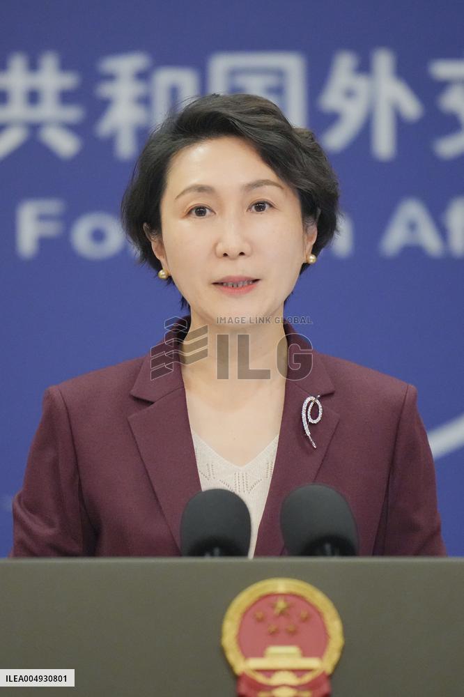 Chinese Foreign Ministry spokeswoman Mao Ning