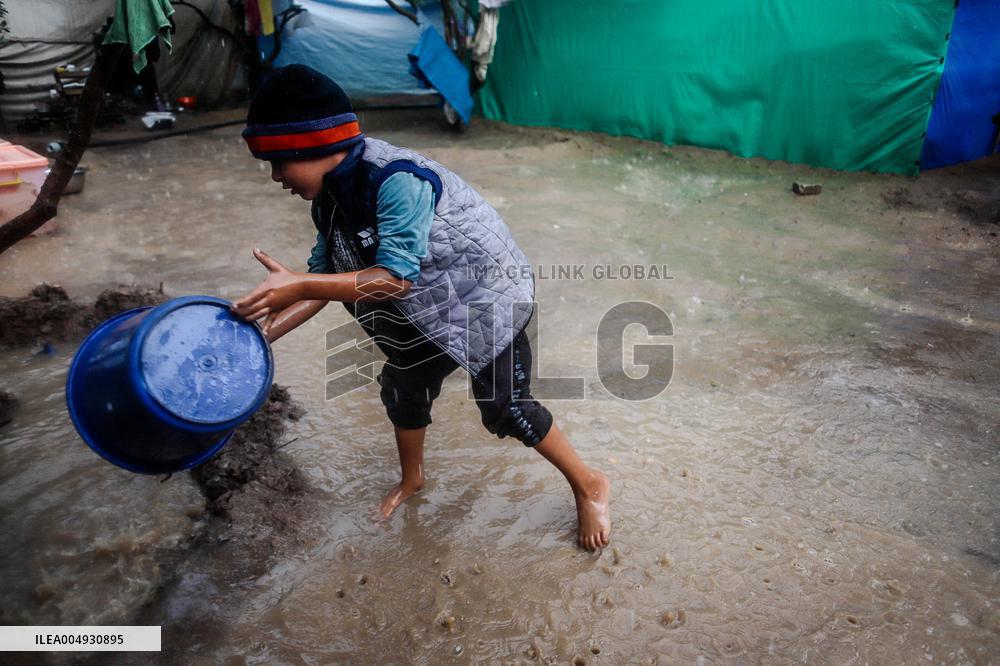 Winter Conditions In Gaza City
