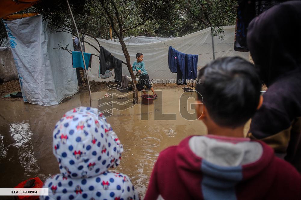 Winter Conditions In Gaza City