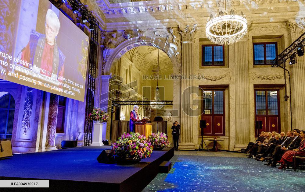 Royals at Erasmus Prize Awarded to Donna Haraway - Amsterdam