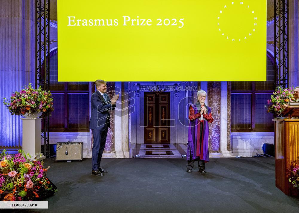 Royals at Erasmus Prize Awarded to Donna Haraway - Amsterdam