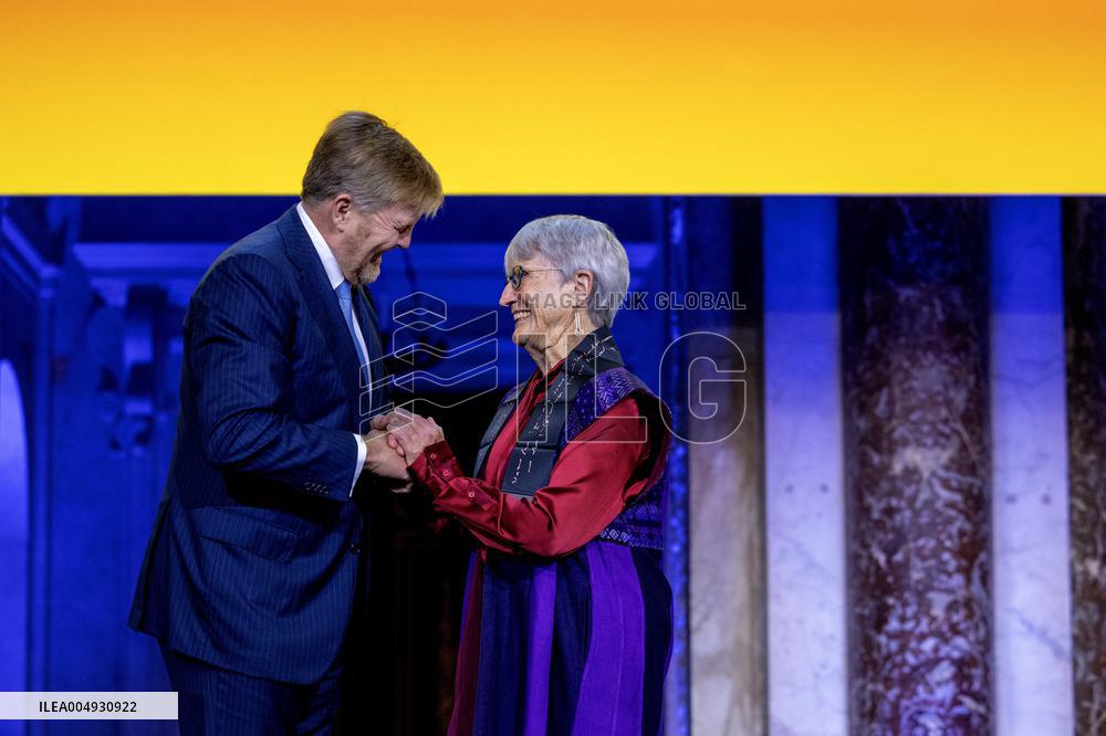 Royals at Erasmus Prize Awarded to Donna Haraway - Amsterdam