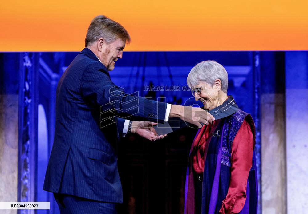 Royals at Erasmus Prize Awarded to Donna Haraway - Amsterdam