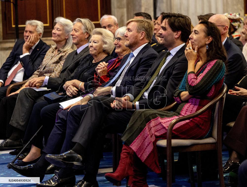 Royals at Erasmus Prize Awarded to Donna Haraway - Amsterdam