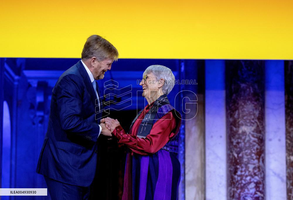 Royals at Erasmus Prize Awarded to Donna Haraway - Amsterdam