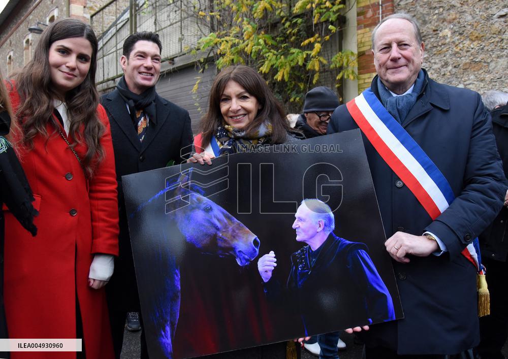 Anne Hidalgo Inaugurates The Allee Alexis Gruss - Paris