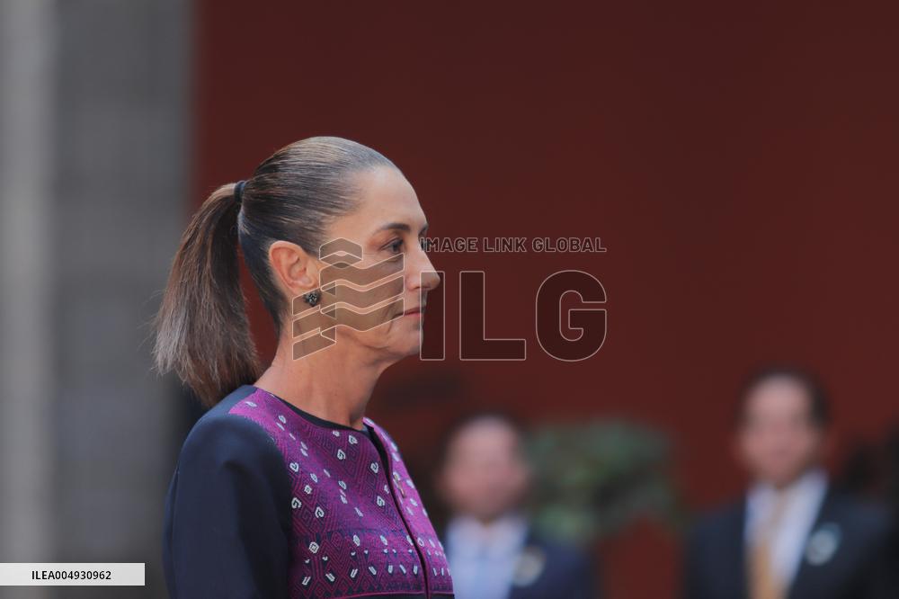 Honduran President Xiomara Castro Wecoming Ceremony - Mexico City