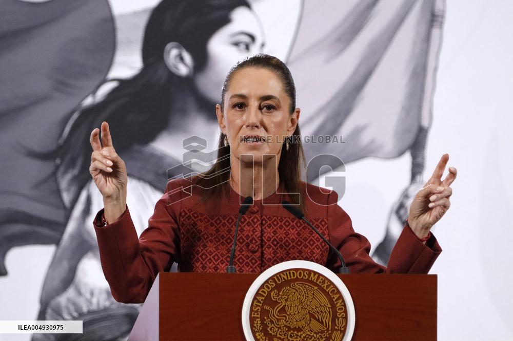Mexico’s President Claudia Sheinbaum News Conference - Mexico City